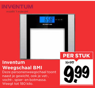 Inventum   weegschaal folder aanbieding bij  Vomar - details