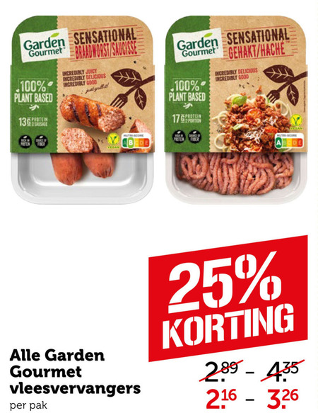 Garden Gourmet   vegetarisch folder aanbieding bij  Coop - details