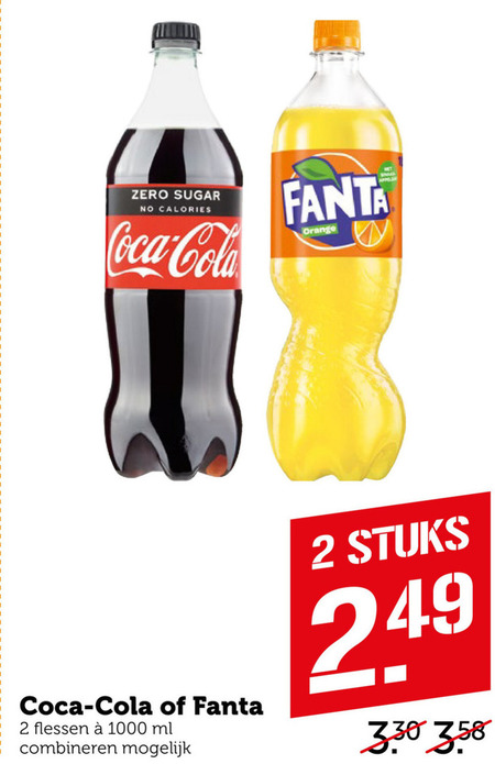 Coca-Cola   cola, frisdrank folder aanbieding bij  Coop - details