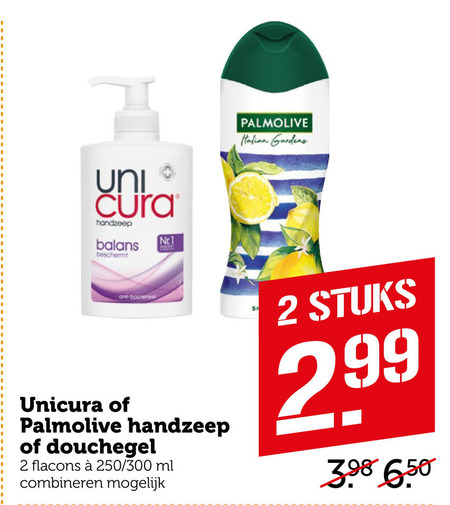 Palmolive   douchegel, handzeep folder aanbieding bij  Coop - details