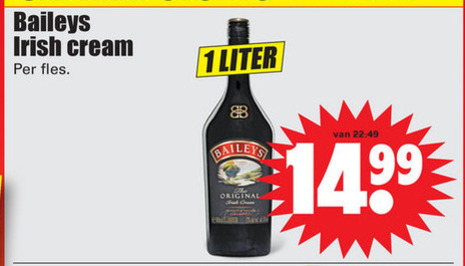 Baileys   likeur folder aanbieding bij  Dirk - details