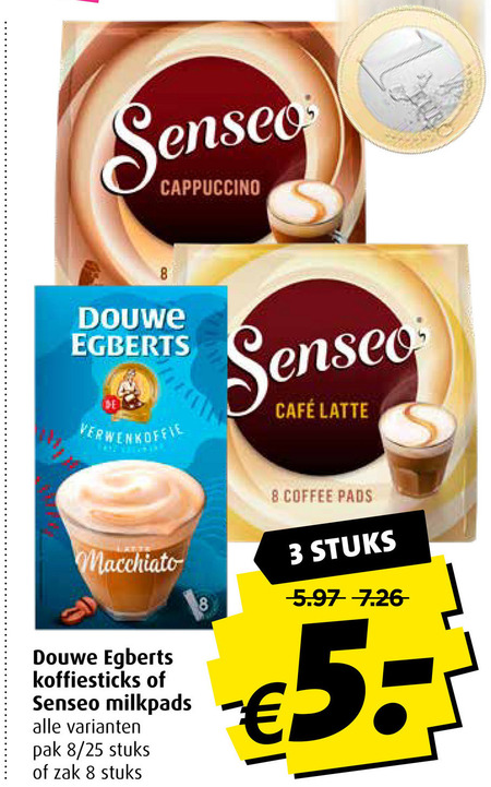 Douwe Egberts Senseo   oploskoffie, koffiepad folder aanbieding bij  Boni - details