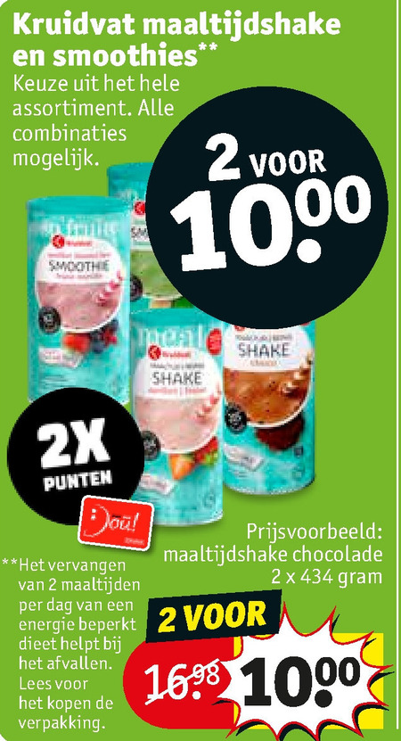 Kruidvat Huismerk   afslankmaaltijd folder aanbieding bij  Kruidvat - details