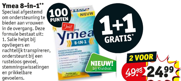 Ymea   voedingssupplement folder aanbieding bij  Kruidvat - details