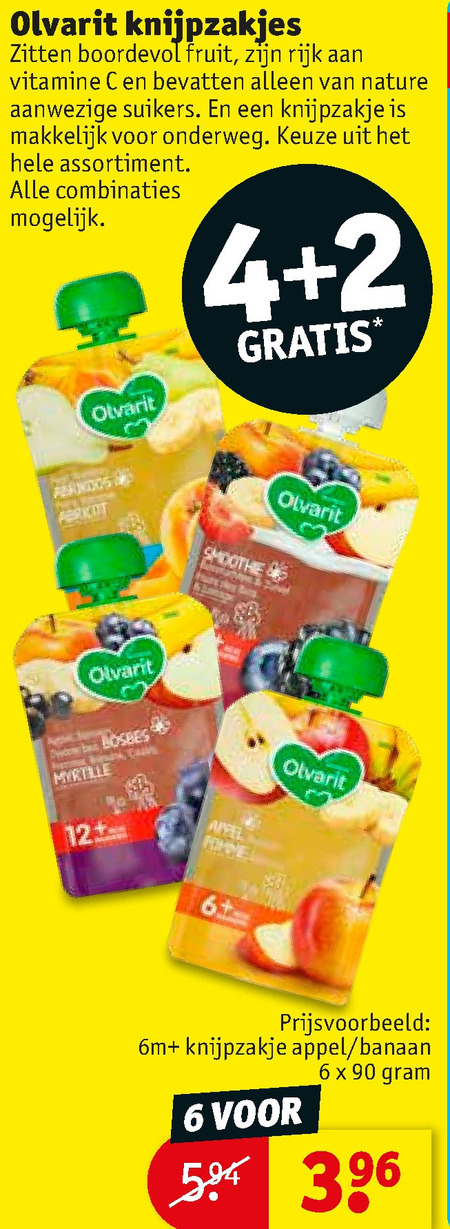 Olvarit   babyvoeding folder aanbieding bij  Kruidvat - details