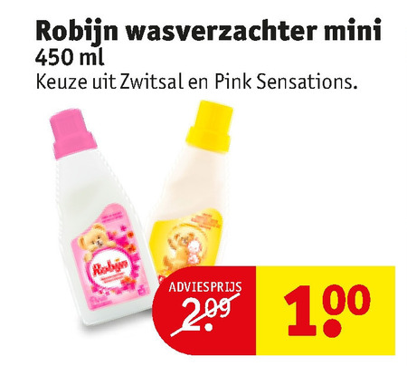 Robijn   wasverzachter folder aanbieding bij  Kruidvat - details