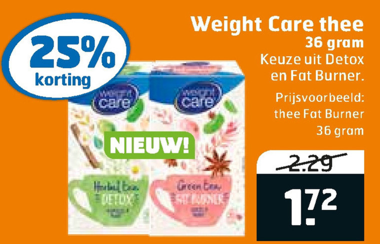 WeightCare   thee folder aanbieding bij  Trekpleister - details