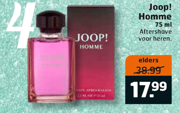 Joop   aftershave folder aanbieding bij  Trekpleister - details