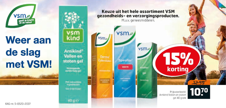 VSM   wondverzorging, huidirritatie folder aanbieding bij  Trekpleister - details