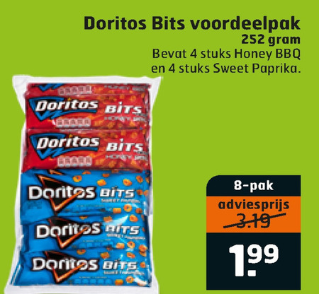 Doritos   zoutje folder aanbieding bij  Trekpleister - details