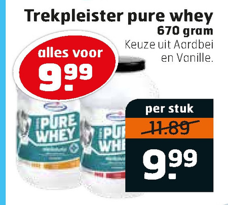 Trekpleister Huismerk   sportvoeding folder aanbieding bij  Trekpleister - details