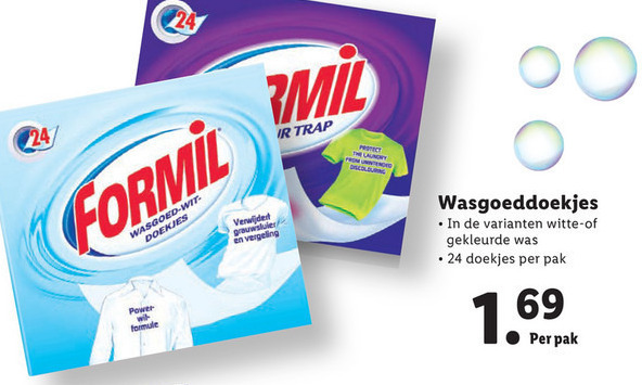 Formil   wasdoekjes folder aanbieding bij  Lidl - details