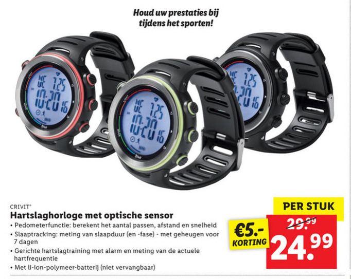 Crivit   activiteitenmeter folder aanbieding bij  Lidl - details