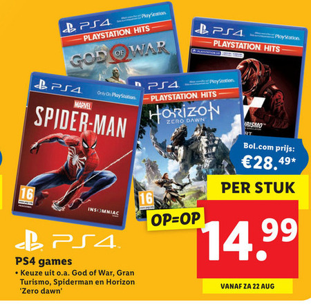 ps4 aanbieding bij Lidl - details