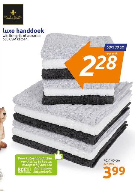 handdoek folder aanbieding bij - details