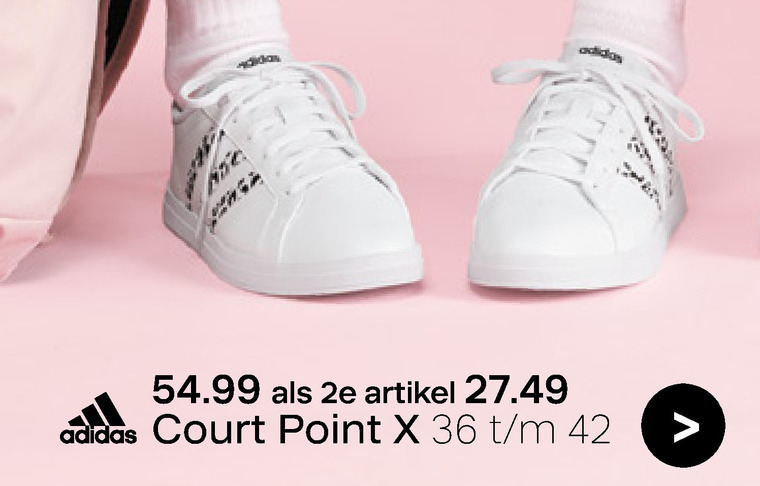 Adidas dames sneakers folder bij Van Haren - details
