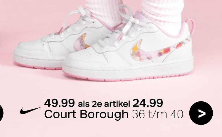 Mislukking verdieping Wees tevreden Nike meisjes sneakers folder aanbieding bij Van Haren - details