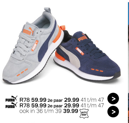 Vooravond fonds beklimmen Puma heren sneakers folder aanbieding bij Van Haren - details