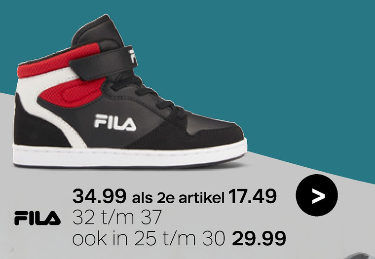 Bovenstaande Er is behoefte aan Rationalisatie Fila jongens sneakers folder aanbieding bij Van Haren - details