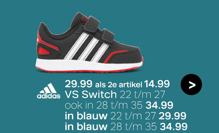 Adidas   jongens sneakers folder aanbieding bij  Van Haren  - details