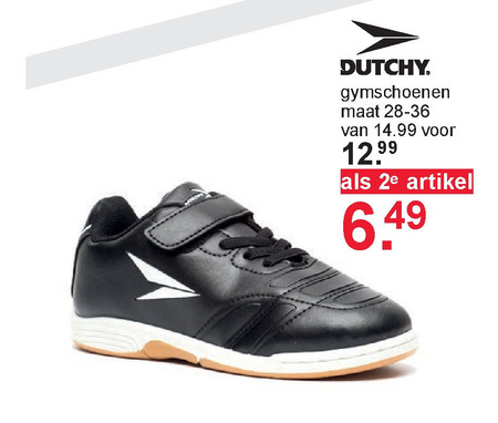 Dutchy jongens gymschoenen meisjes gymschoenen folder aanbieding bij Scapino details