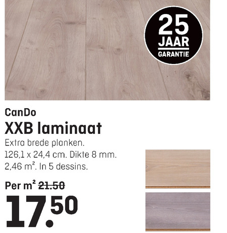 Cando   laminaat folder aanbieding bij  Hubo - details