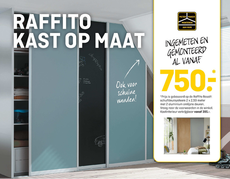 Raffito   kastwandsysteem folder aanbieding bij  Multimate - details