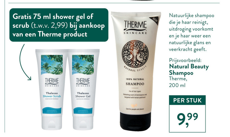 Therme   shampoo folder aanbieding bij  Holland & Barrett - details