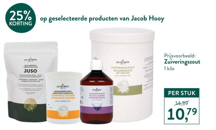 Jacob Hooy   voedingssupplement folder aanbieding bij  Holland & Barrett - details