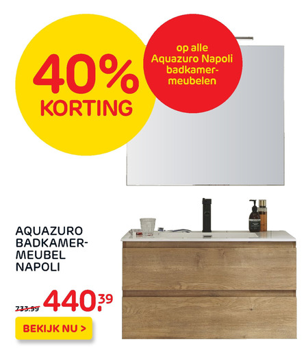 Aquazuro   badmeubel folder aanbieding bij  Praxis - details