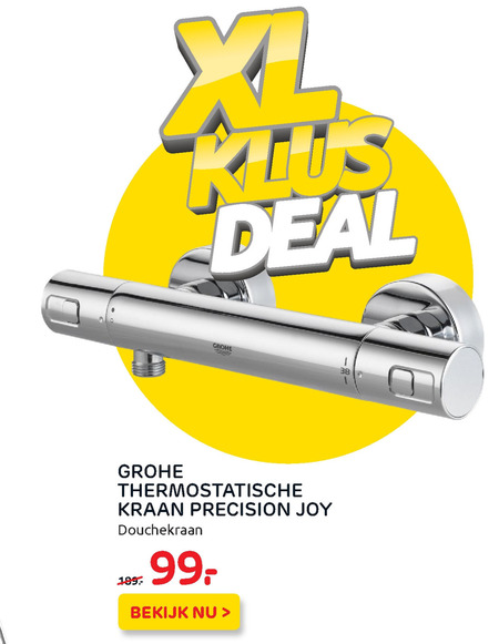 Grohe   thermostaatkraan, douchekraan folder aanbieding bij  Praxis - details