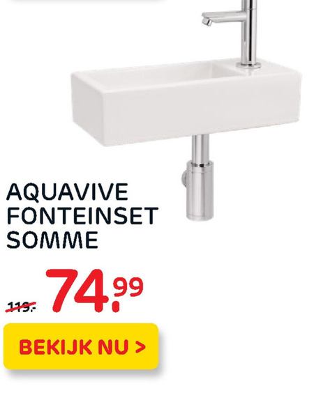 opleiding Worden Missie Aquavive fontein folder aanbieding bij Praxis - details