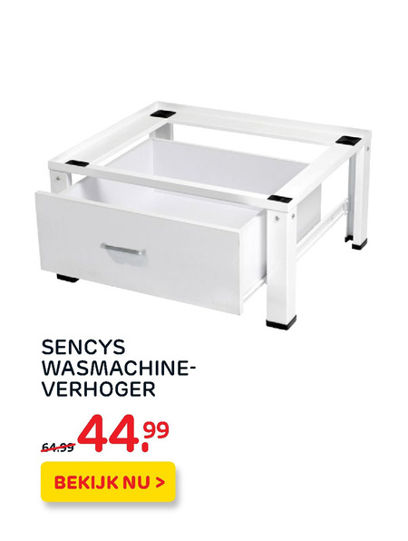 Sencys   wasmachineverhoger folder aanbieding bij  Praxis - details