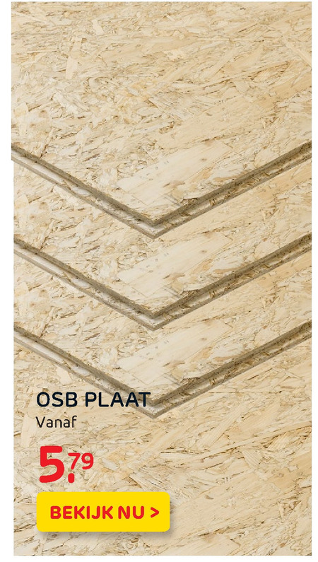 Handig bevel Productie OSB plaat folder aanbieding bij Praxis - details