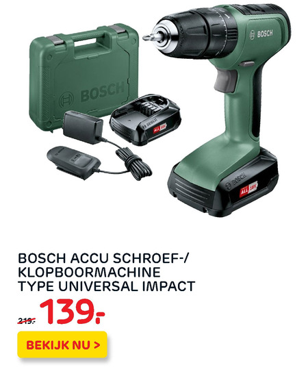 Bosch   accuboormachine folder aanbieding bij  Praxis - details