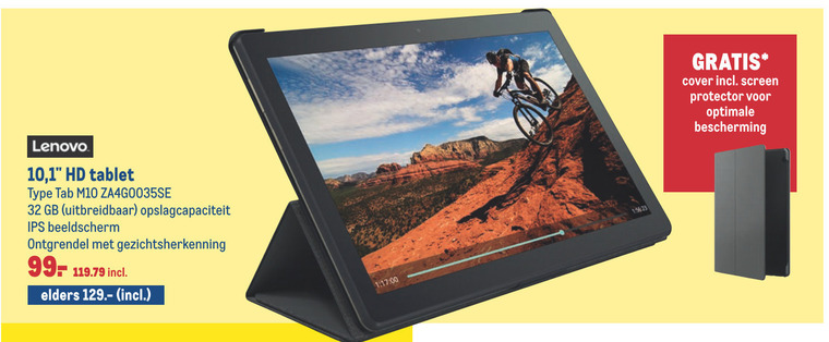 Lenovo   tablet folder aanbieding bij  Makro - details