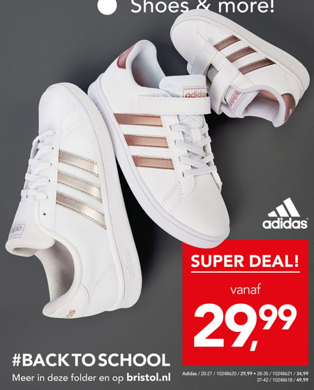 Senaat binden Onvervangbaar Adidas meisjes sneakers folder aanbieding bij Bristol - details