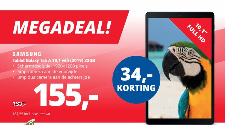 Samsung   tablet folder aanbieding bij  Office Centre - details