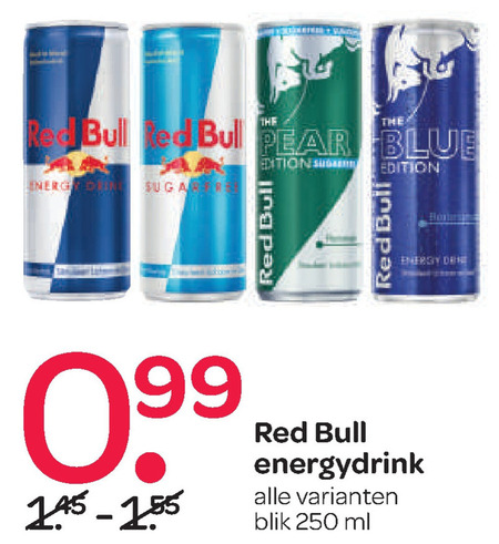 Red Bull   energiedrank folder aanbieding bij  Spar - details