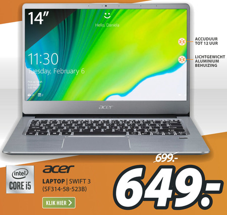 Acer   notebook folder aanbieding bij  Expert - details