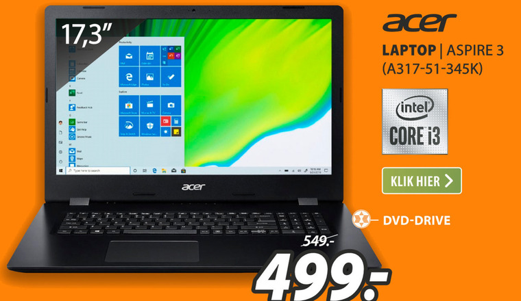 Acer   notebook folder aanbieding bij  Expert - details