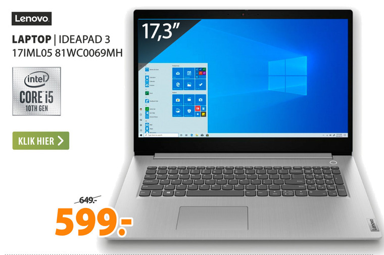 Lenovo   notebook folder aanbieding bij  Expert - details