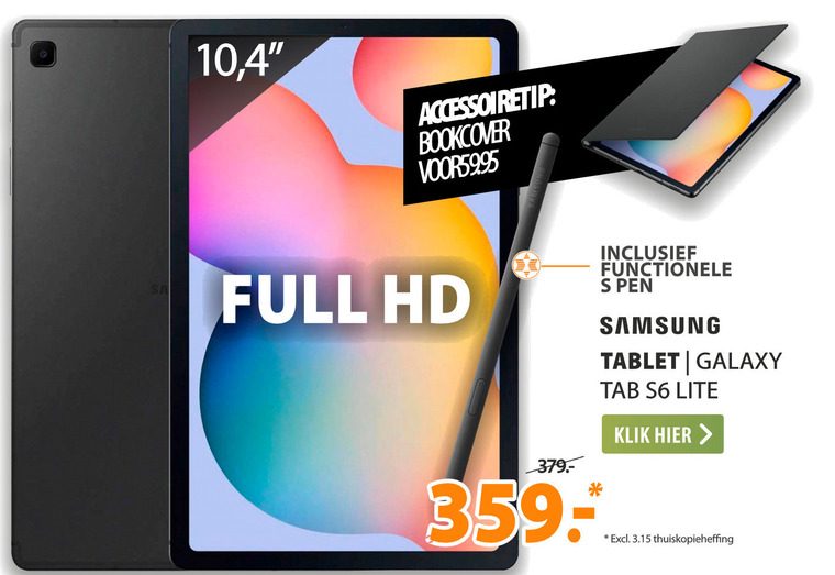 Samsung   tablet folder aanbieding bij  Expert - details