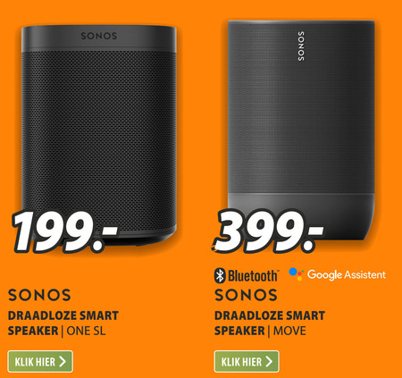 Sonos   media streamer folder aanbieding bij  Expert - details