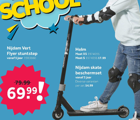 Waarschuwing zebra spion kinderstep folder aanbieding bij Intertoys - details