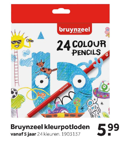 Bruynzeel   kleurpotloden folder aanbieding bij  Intertoys - details