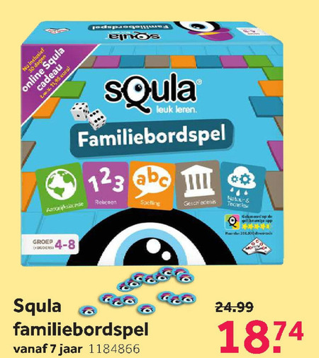 Squla   leerspelletje folder aanbieding bij  Intertoys - details