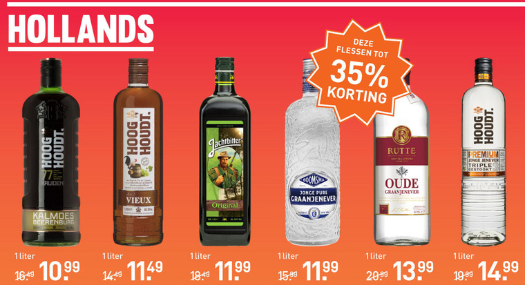 Boomsma   berenburg, jenever folder aanbieding bij  Gall & Gall - details