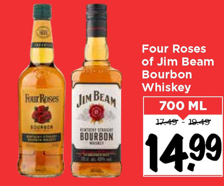 Jim Beam   bourbon folder aanbieding bij  Vomar - details