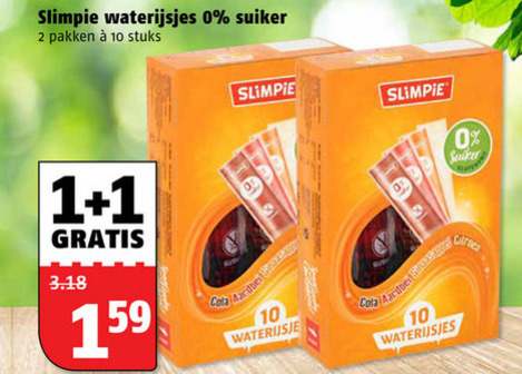 Slimpie   waterijs folder aanbieding bij  Poiesz - details